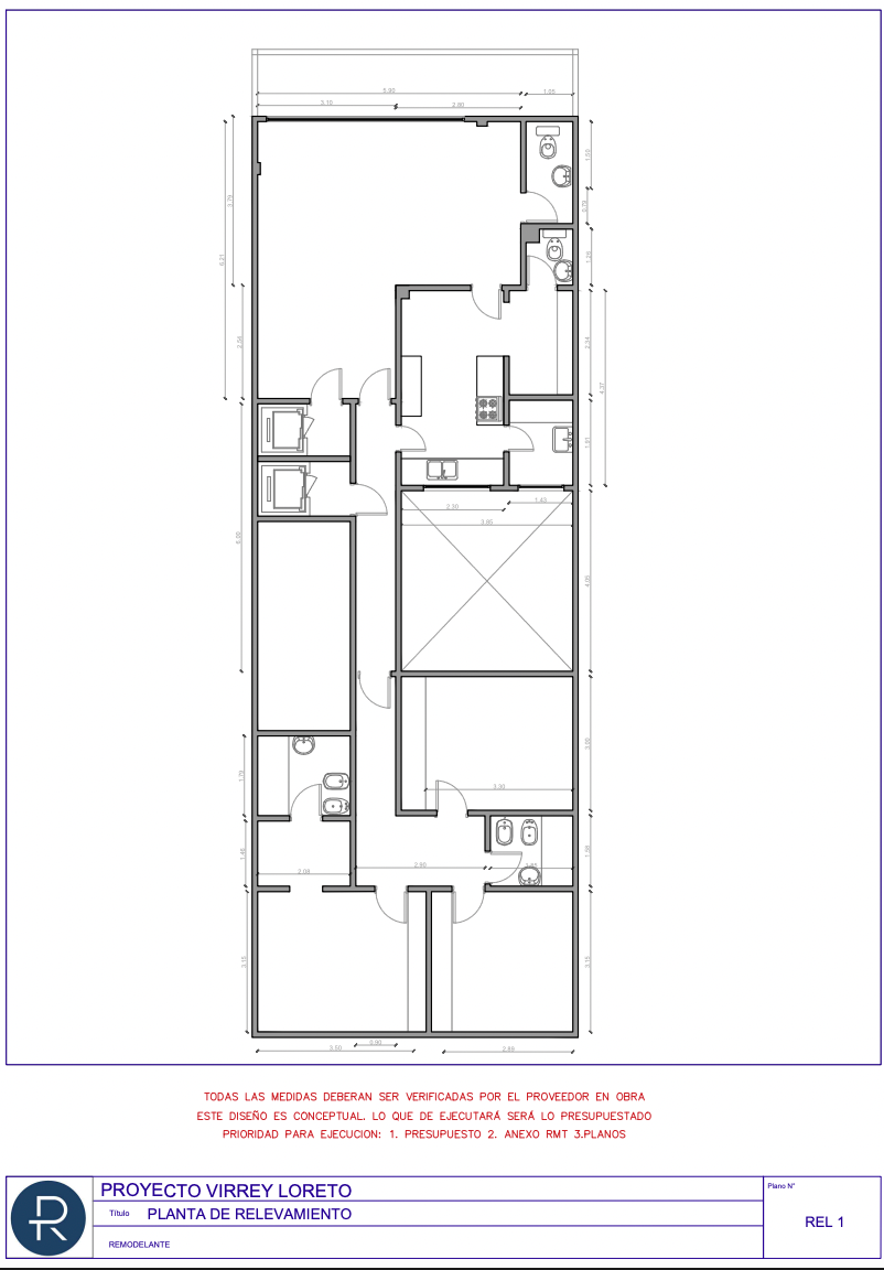 Proyecto Virrey Loreto — reforma residencial en Buenos Aires, Servicio Cápsula Remodelante